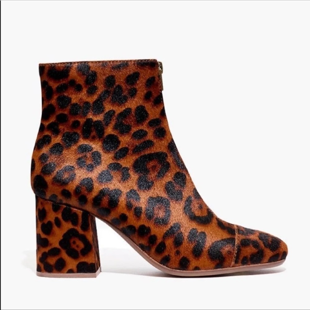 Madewell | NIB! The Amalia Zip Boot Leopard - Picture 11 of 11